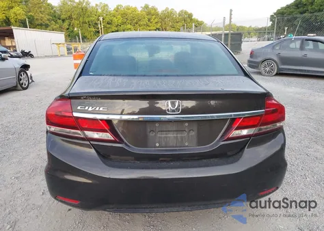 2013 Honda Civic Lx z USA, uszkodzony, nr VIN 2HGFB2F59DH569371